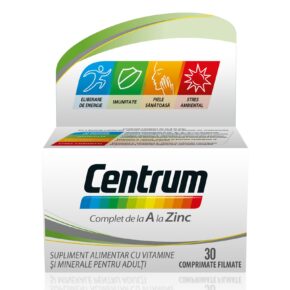 Centrum complet de la a la z supliment alimentar cu vitamine si minerale