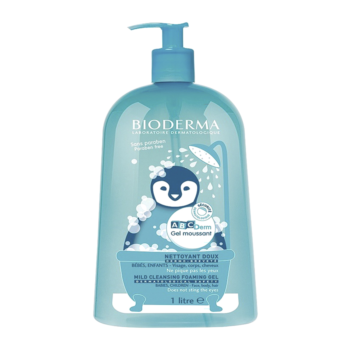 Gel spumant de curatare Bioderma ABCDerm pentru bebelusi, 1000 ml