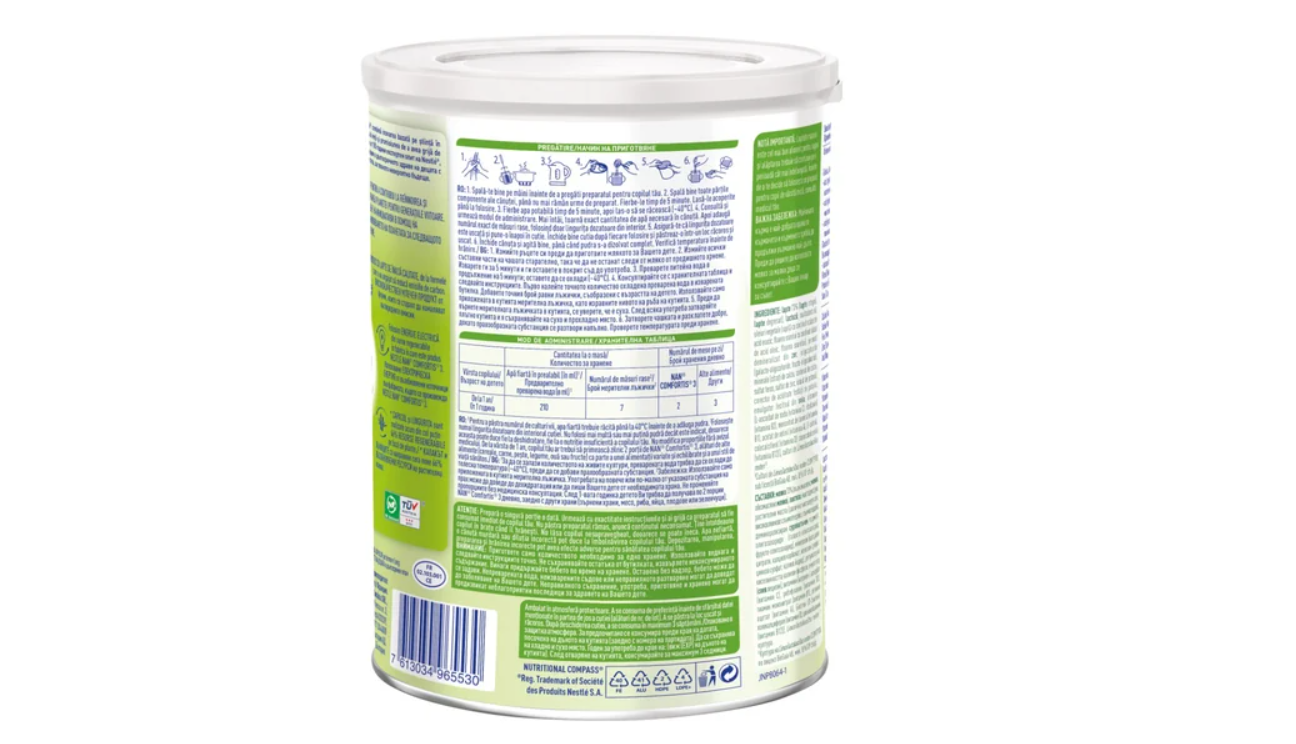 Formula de lapte Nan COMFORTIS 3, 800 g, Nestle - imagine 2