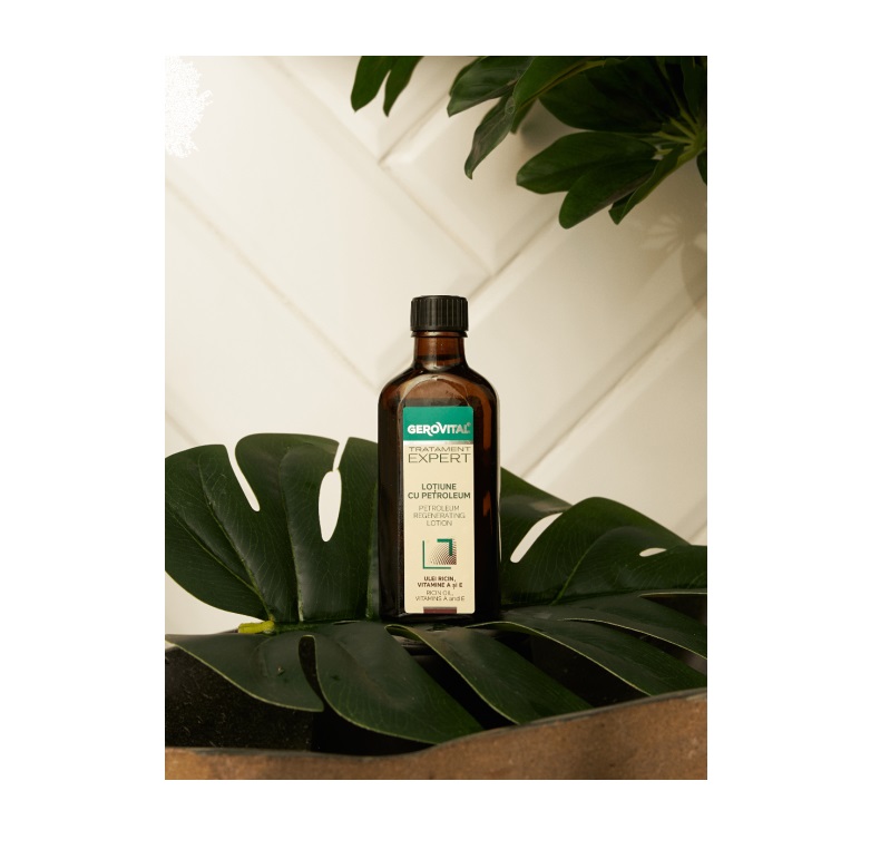 Lotiune regeneranta cu Petroleum, 100 ml, Gerovital Tratament Expert - imagine 2