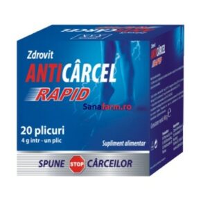 Anticarcel Rapid, 20 plicuri, Zdrovit
