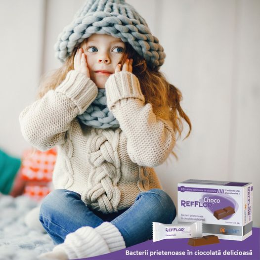 Refflor Choco, 10 tablete, Hyllan Pharma - imagine 2