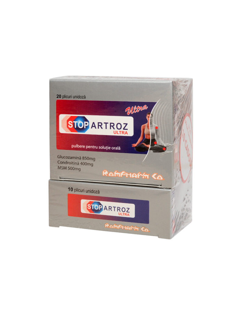 Supliment alimentar StopArtroz Ultra 20 x 10 plicuri unidoza