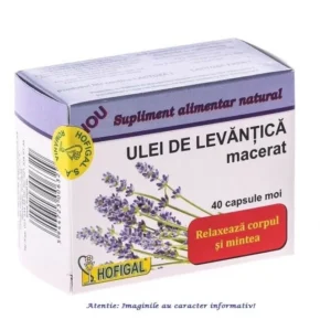 Ulei de levantica macerat, 40 capsule moi