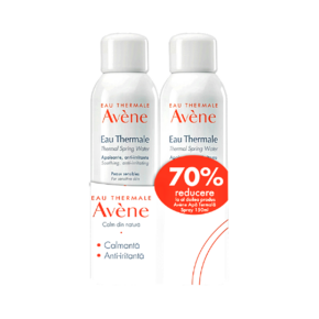 Pachet Promotional Apa Termala, 150+150 ml, Avene