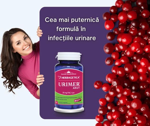 Supliment alimentar Urimer Akut, 10 capsule, Herbagetica