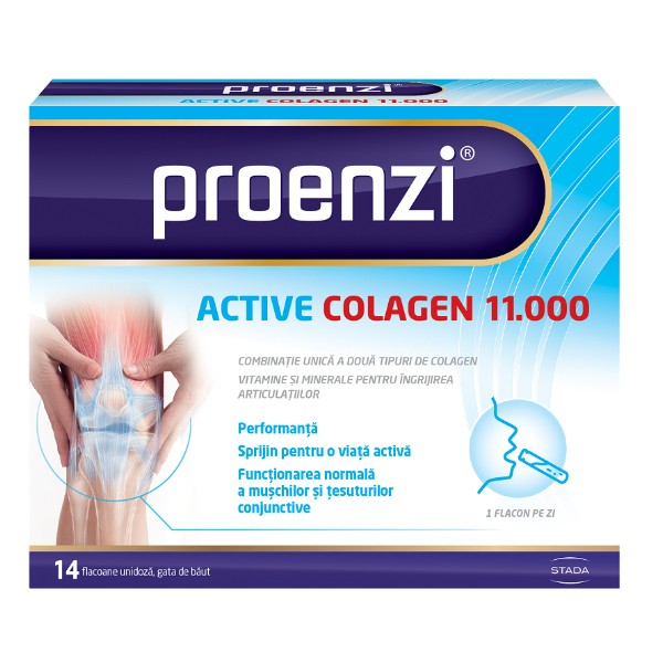 Proenzi Active Collagen 11.000, 14 flacoane unidoza, Walmark