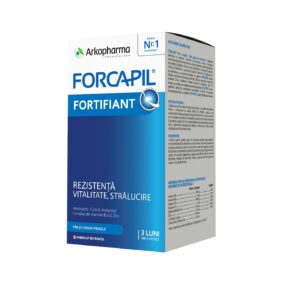 Supliment Alimentar cu Keratina pentru Par si Unghii Fragile Forcapil, 180 capsule