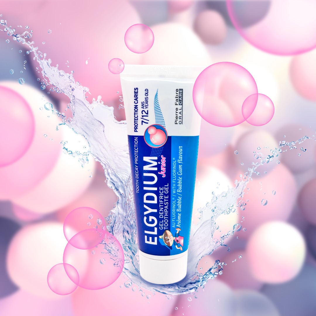 Pasta de dinti Bubble, 7-12 ani, 50 ml, Elgydium Junior - imagine 2