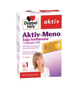 Aktiv-Meno, Doppelherz Aktiv, Supliment alimentar recomandat pentru femeile in perioada de menopauza, 30 tablete