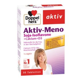 Aktiv-Meno, Doppelherz Aktiv, Supliment alimentar recomandat pentru femeile in perioada de menopauza, 30 tablete