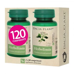 Pachet herbotensin tensiune arteriala normala dacia plant 2x60 comprimate