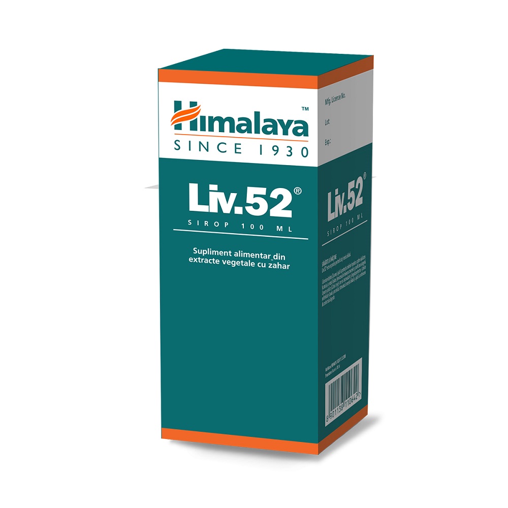 Liv.52 Sirop, Himalaya, Supliment alimentar, 100 ml