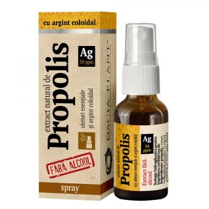 Extract de propolis cu argint coloidal dacia plant 20 ml