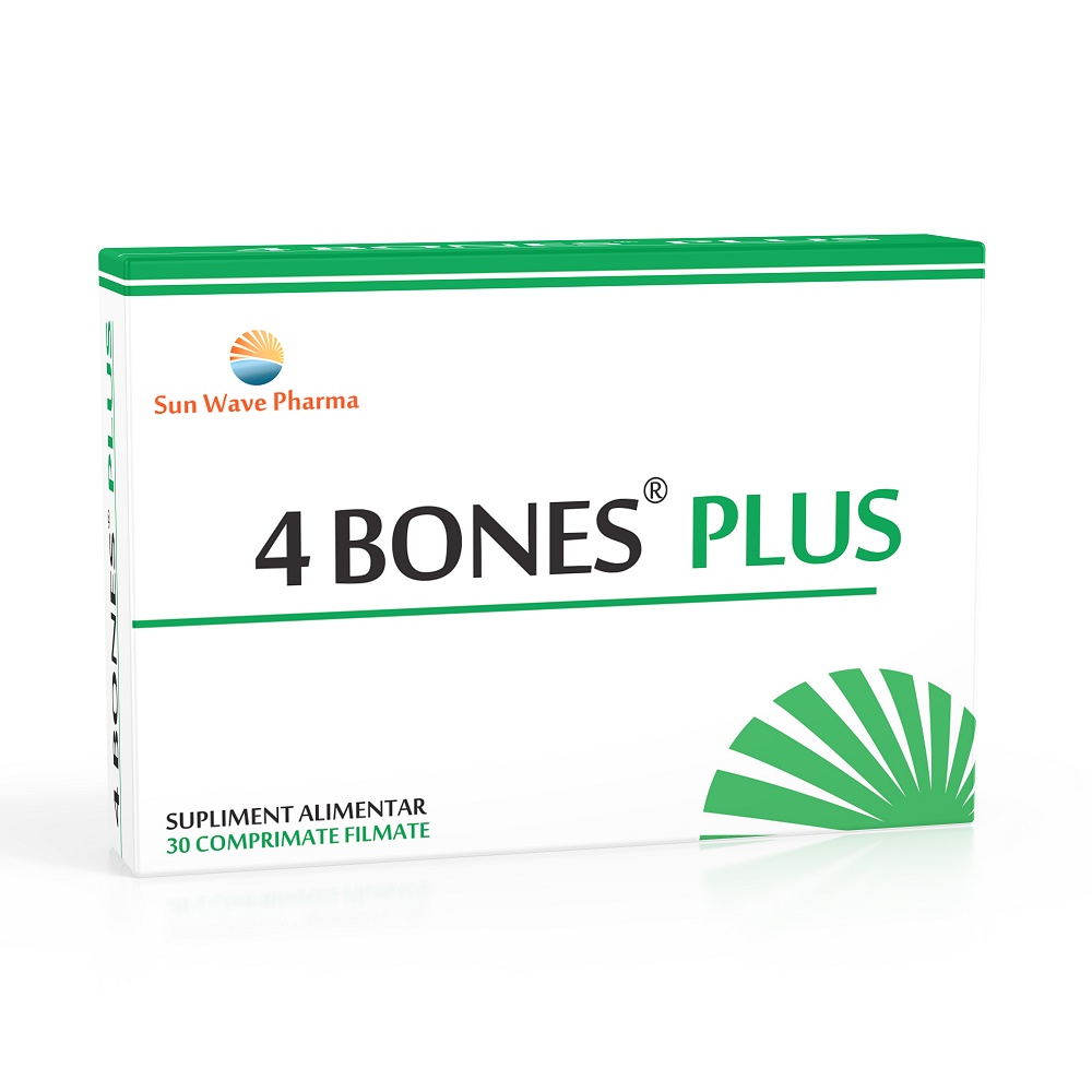 4 Bones Plus, Sun Wave Pharma, 30 comprimate