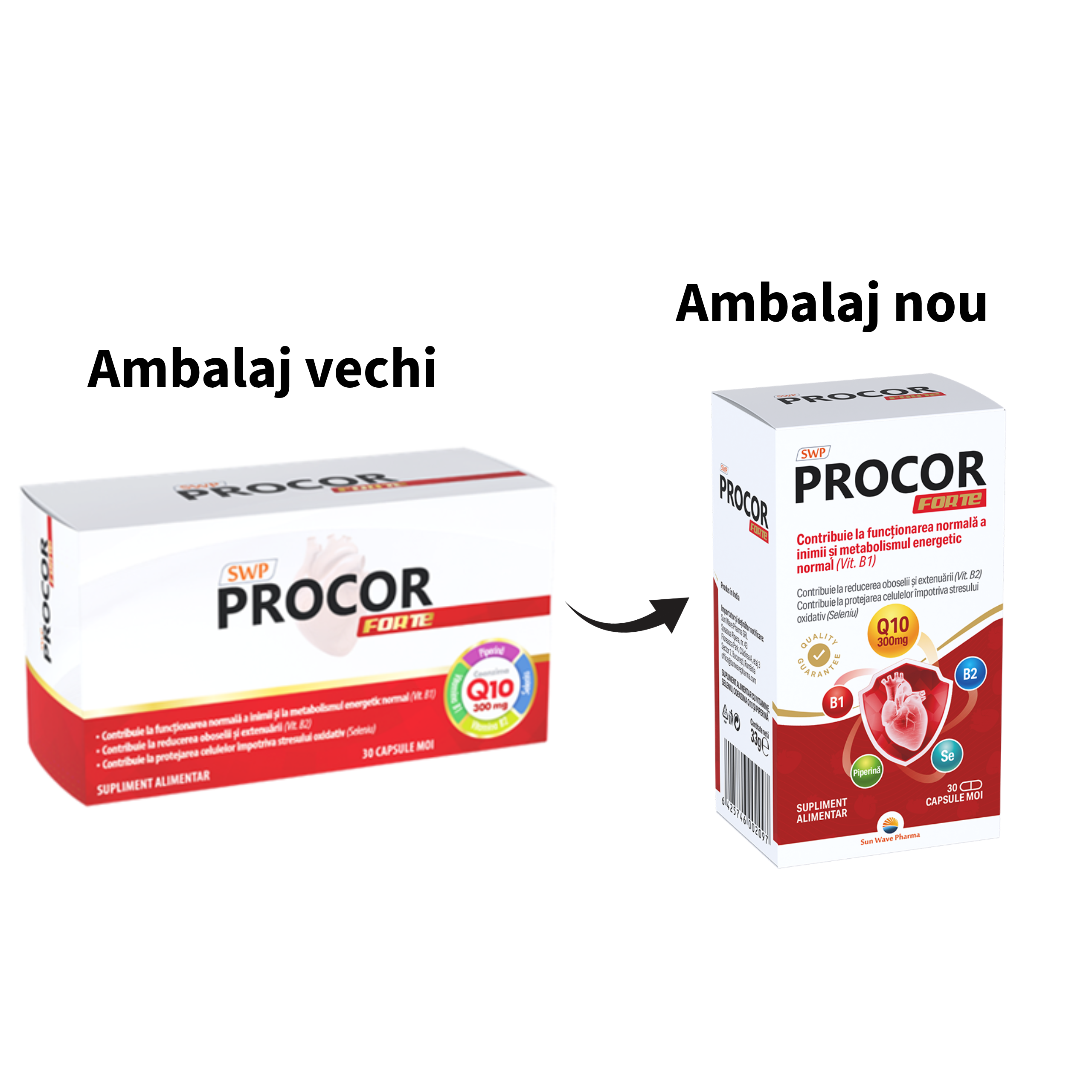 Procor Forte, 30 capsule moi, Sun Wave Pharma - imagine 2