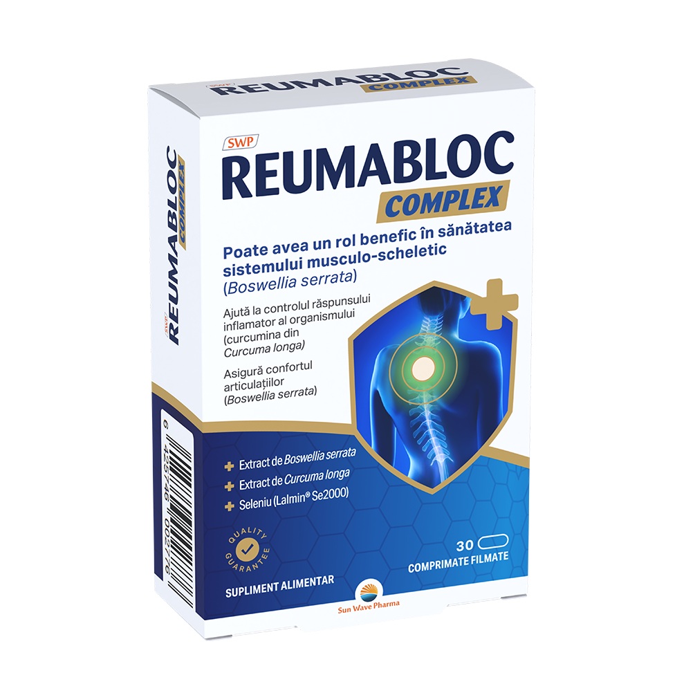 Reumabloc Complex. 30 comprimate, Sun Wave Pharma