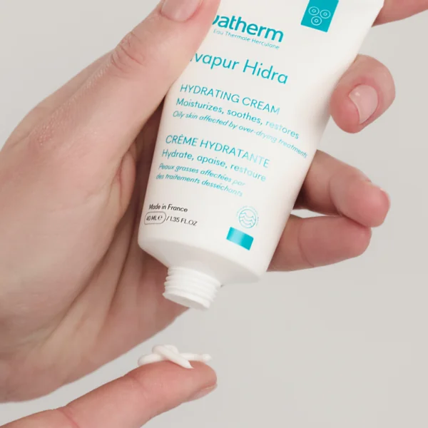 Crema piele sensibila si grasa Ivapur Hidra, 40ml, Ivatherm - imagine 3