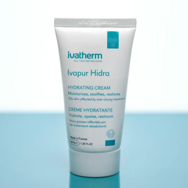 Crema piele sensibila si grasa Ivapur Hidra, 40ml, Ivatherm - imagine 2