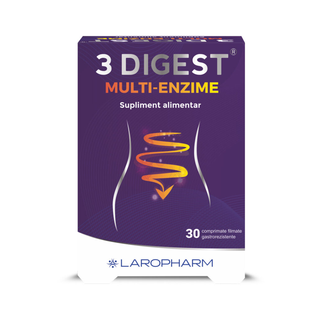 3 Digest Multi-Enzime, 30 capsule, Laropharm