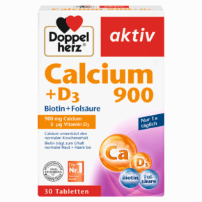 Calciu 900 + D3, 30 comprimate, Doppelherz
