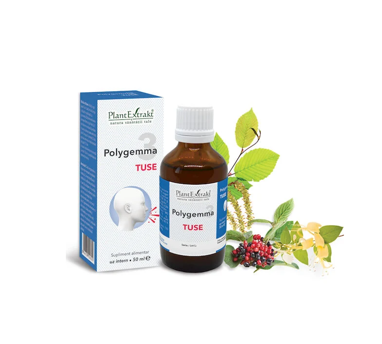 Polygemma 3 - Tuse, 50 ml, PlantExtrakt - imagine 2