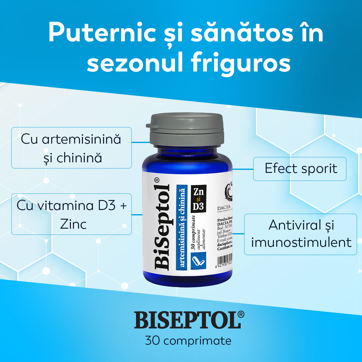 Biseptol comprimate, Dacia Plant