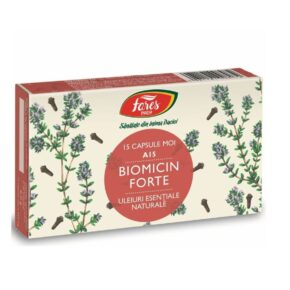 Biomicin Forte, 15 capsule, Fares