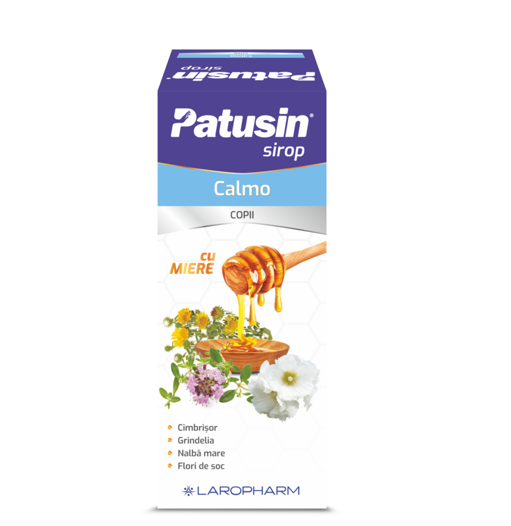 Patusin Calmo, Sirop pentru copii cu efect benefic asupra sanatatii sistemului respirator, 100 ml