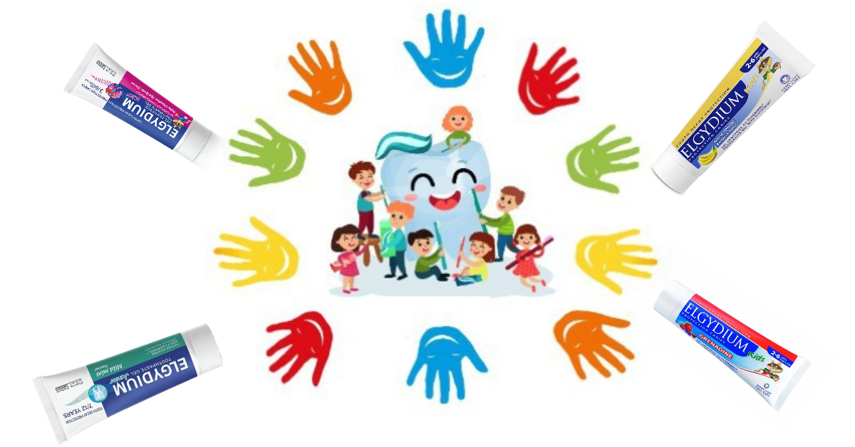 Pasta de dinti cu aroma de banana, 2-6 ani, 50 ml, Elgydium kids - imagine 5