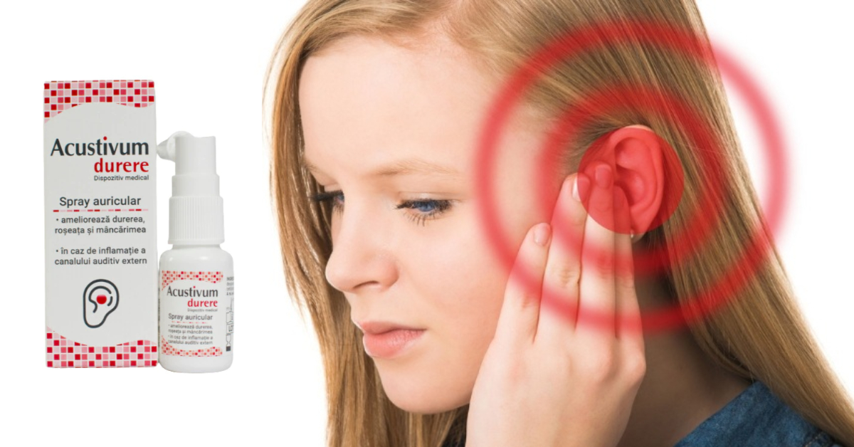 Spray auricular Acustivum pentru durere, 20 ml, Zdrovit - imagine 2