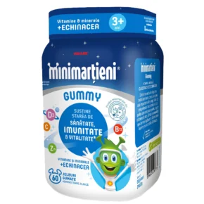 Minimartieni Gummy cu Echinacea, 60 jeleuri gumate