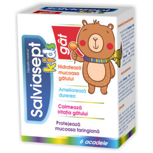 Salviasept Kids Gat, 6 acadele, Zdrovit