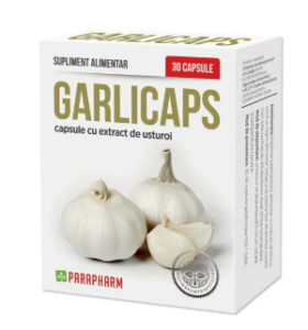 Garlicaps pentru scaderea tensiunii, 30 capsule