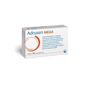 Adrusen Mega, cu Omega3, Vitaminele C si E si Zinc, 30 capsule