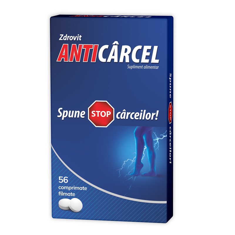 Supliment alimentar Anticarcel,56 comprimate,Zdrovit