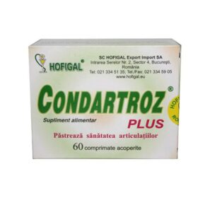 Condartroz Plus pentru sanatatea articulatiilor, 60 comprimate