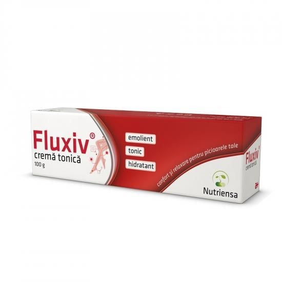Crema Tonica pentru picioare, Fluxiv, 100 g