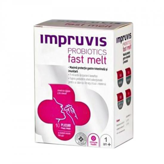 Probiotice Fast Melt, 10 plicuri, Impruvis