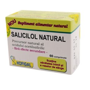Salicilol Natural cu rol in sanatatea inimii si a vaselor de sange, 60 comprimate