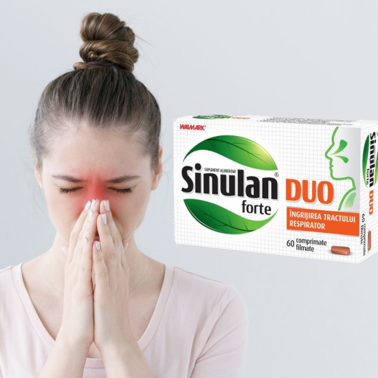 Sinulan Duo Forte, 60 tablete, Walmark - imagine 2
