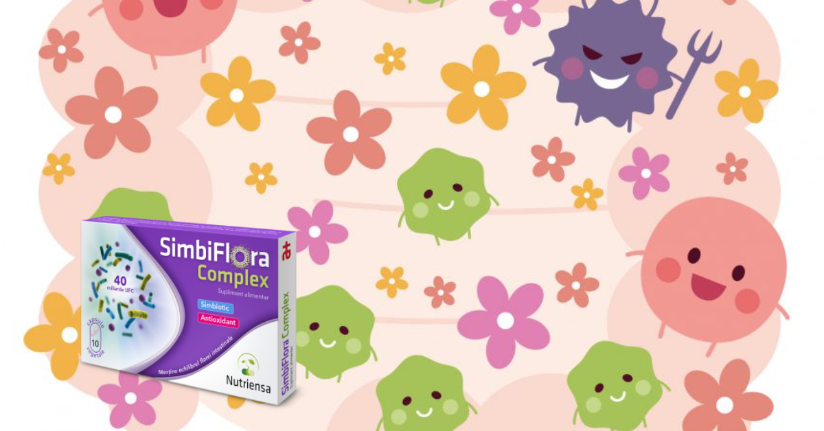Supliment alimentar SimbiFlora Complex, 40 miliarde UFC, 10 capsule