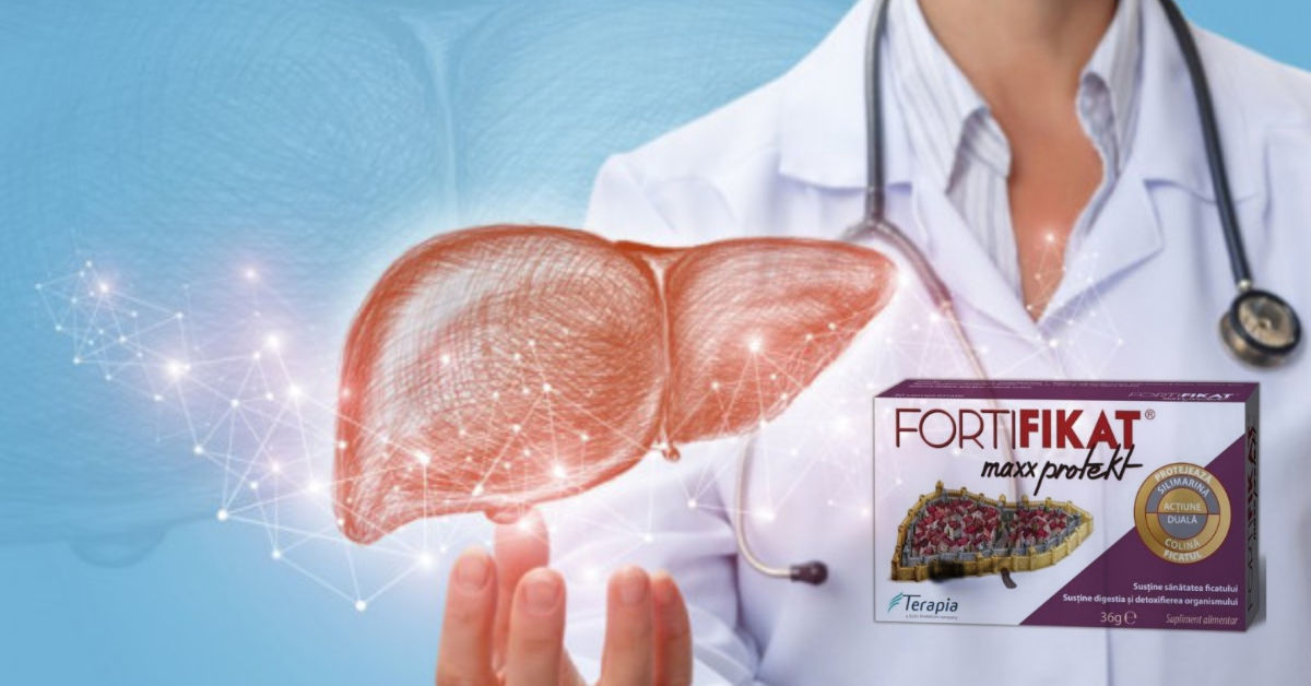FortiFikat Maxx Protekt cu rol in sustinerea sanatatii ficatului, 30 comprimate