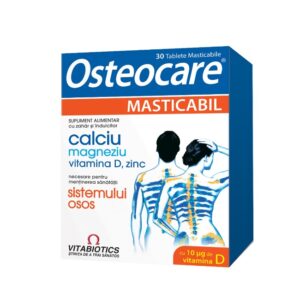 Osteocare Masticabil pentru sanatatea sistemului osos, 30 tablete