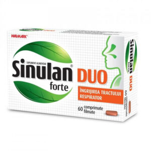 Sinulan forte Duo pentru ingrijirea tractului respirator, 60 comprimate