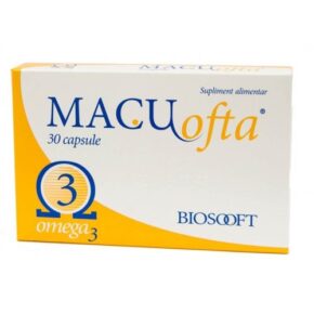 Macuofta cu omega 3, 30 capsule