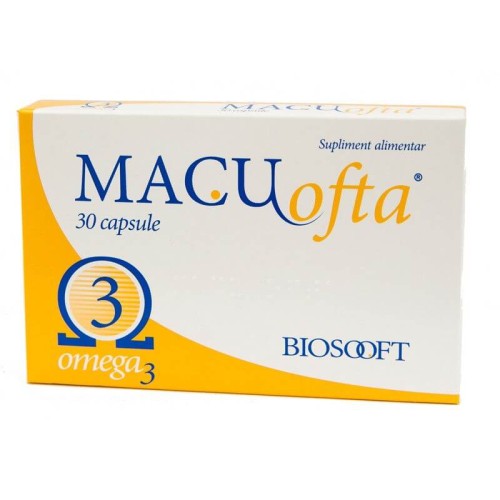 Macuofta cu omega 3, 30 capsule