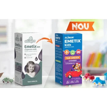 Suspensie orala Emetix Kids, 20 ml, Alinan - imagine 2