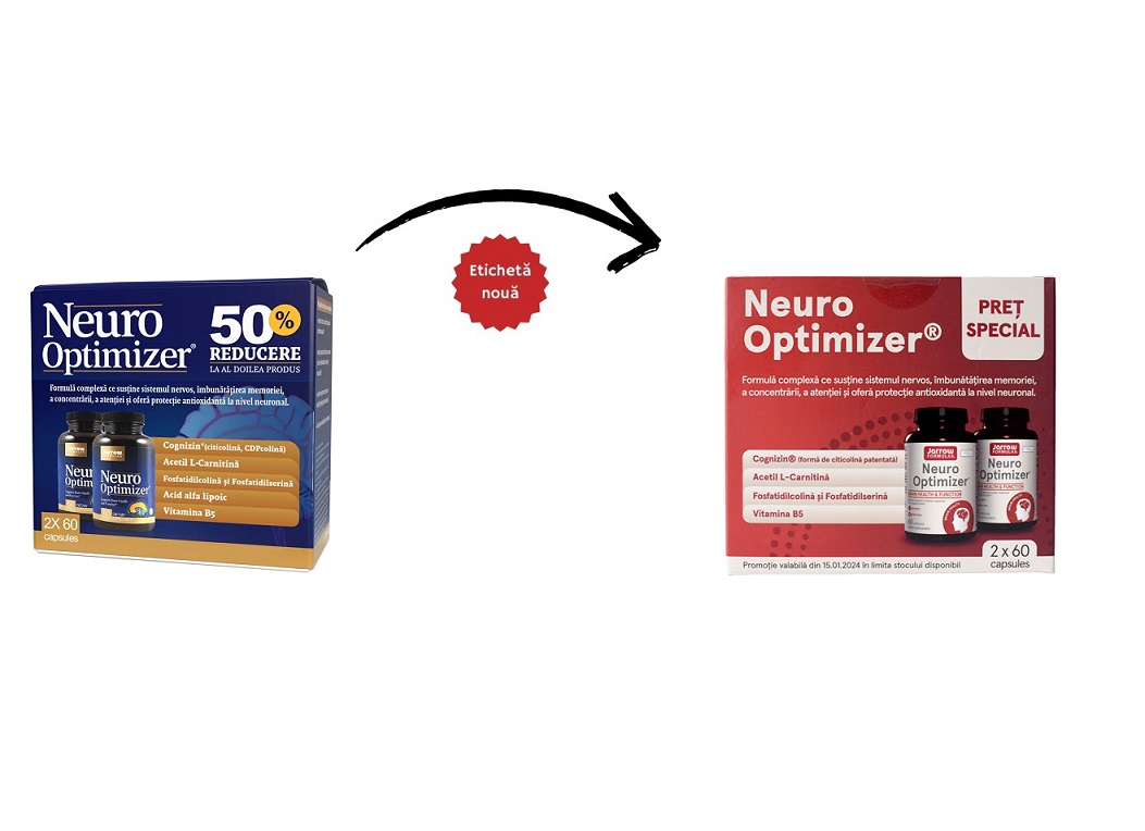 Neuro Optimizer, 60+60 capsule, Secom - imagine 2