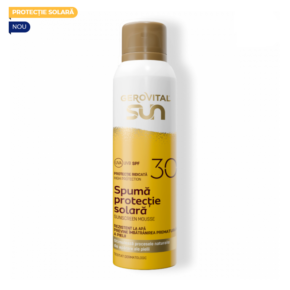 Spuma protectie solara SPF 30, 150 ml, Gerovital